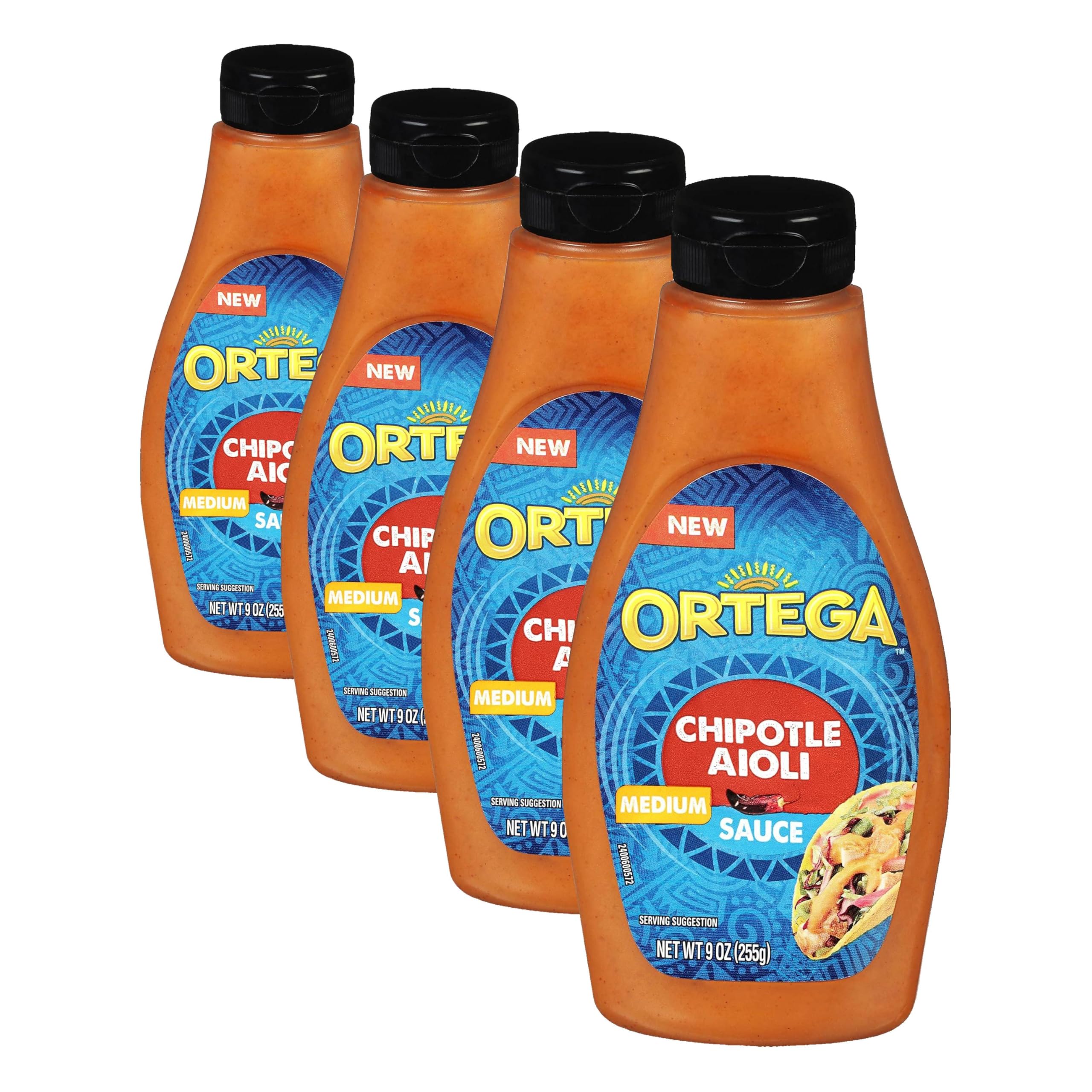 Amazon.com : Ortega Creamy Taco Sauce, Chipotle Aioli, 9 Ounce